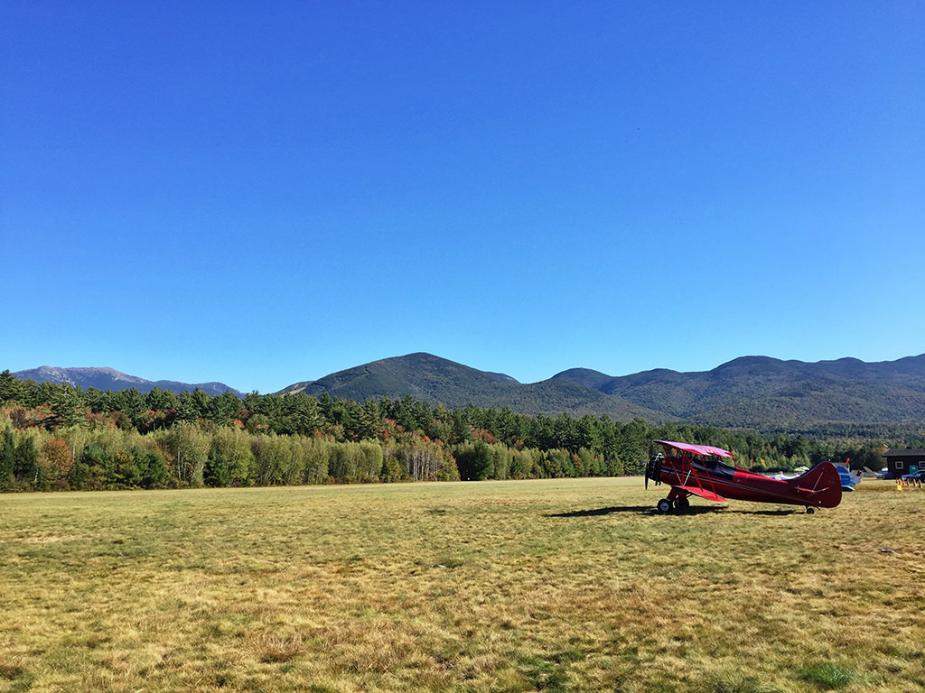 Red Plane in Franconia New Hampshire